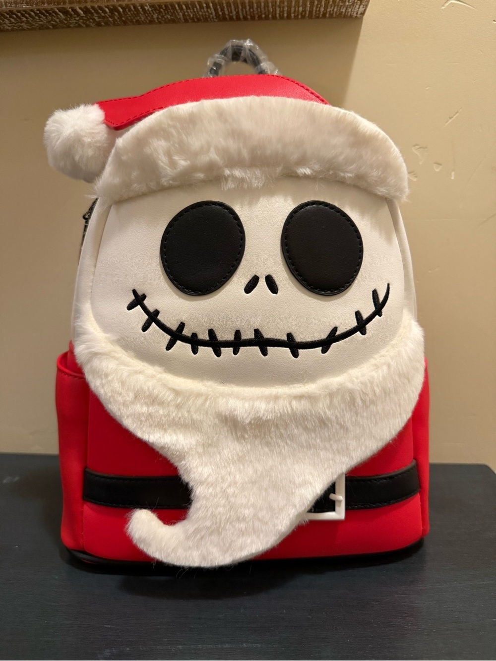 Nightmare Before Christmas Jack Skellington Santa Loungefly Mini Backpack